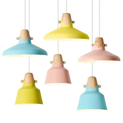 Morandi LED Lámpara Colgante Dormitorio/Estudio Metal