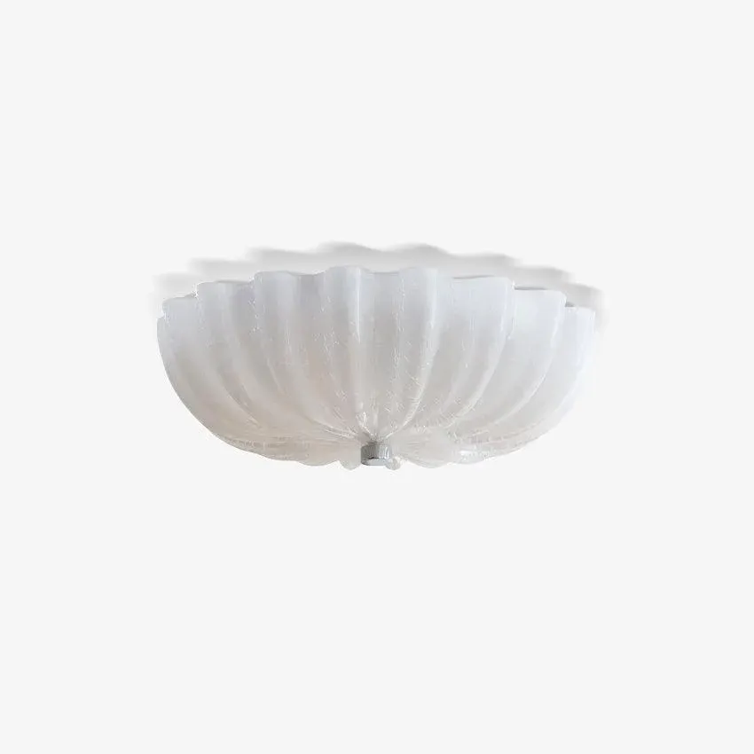 Quinn Modern Round Glass Ceiling Light Shades Bedroom Living Room