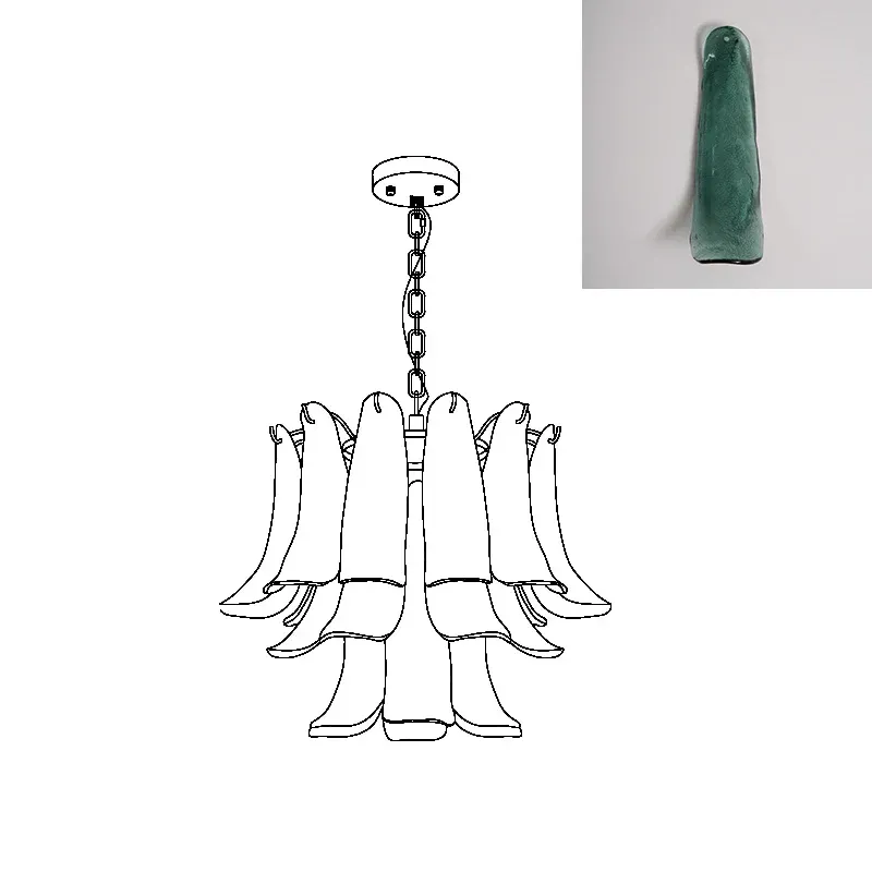 Marilyn Vintage Lujo Metal Vidrio Candelabro Sala de Estar Comedor Dormitorio