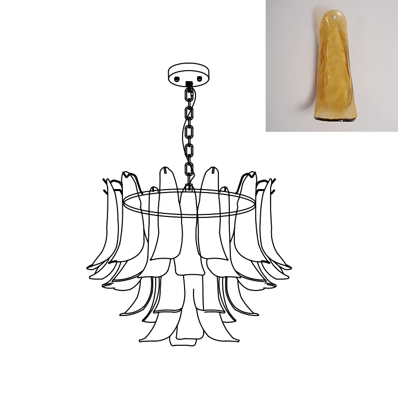 Marilyn Vintage Lujo Metal Vidrio Candelabro Sala de Estar Comedor Dormitorio