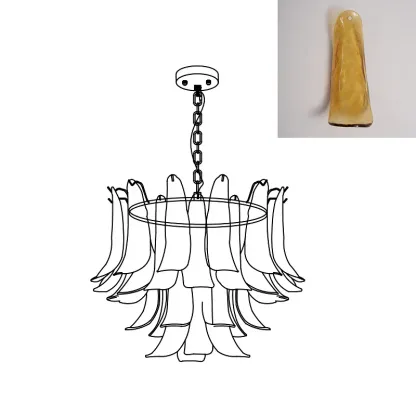 Marilyn Vintage Lujo Metal Vidrio Candelabro Sala de Estar Comedor Dormitorio