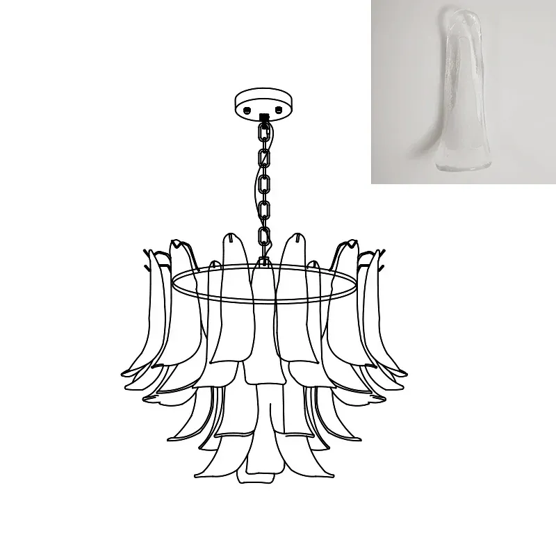 Marilyn Vintage Lujo Metal Vidrio Candelabro Sala de Estar Comedor Dormitorio