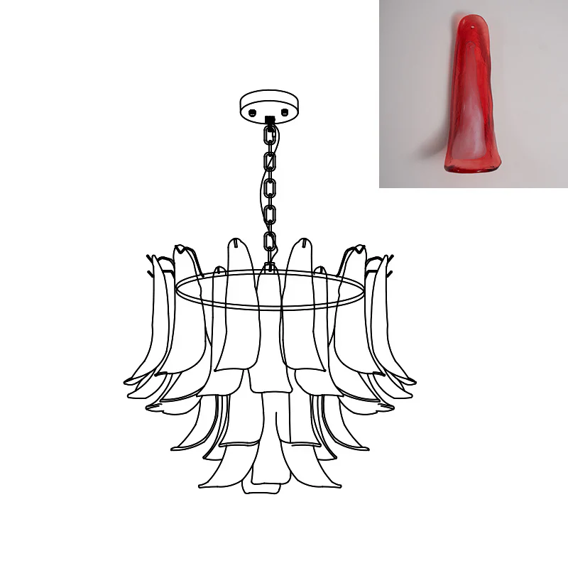 Marilyn Vintage Lujo Metal Vidrio Candelabro Sala de Estar Comedor Dormitorio