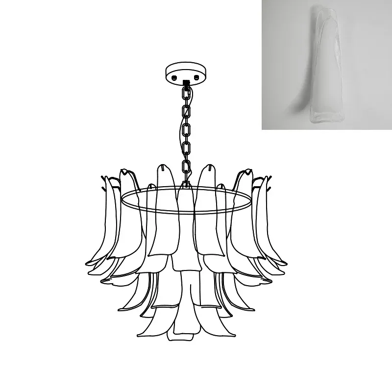 Marilyn Vintage Lujo Metal Vidrio Candelabro Sala de Estar Comedor Dormitorio