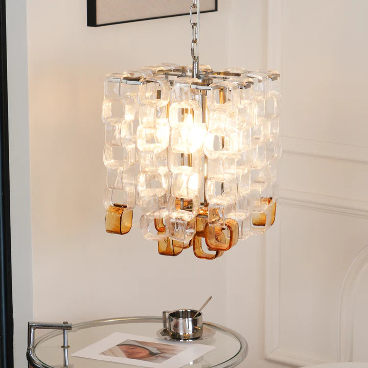 Verona Interlocking Glass Chandelier