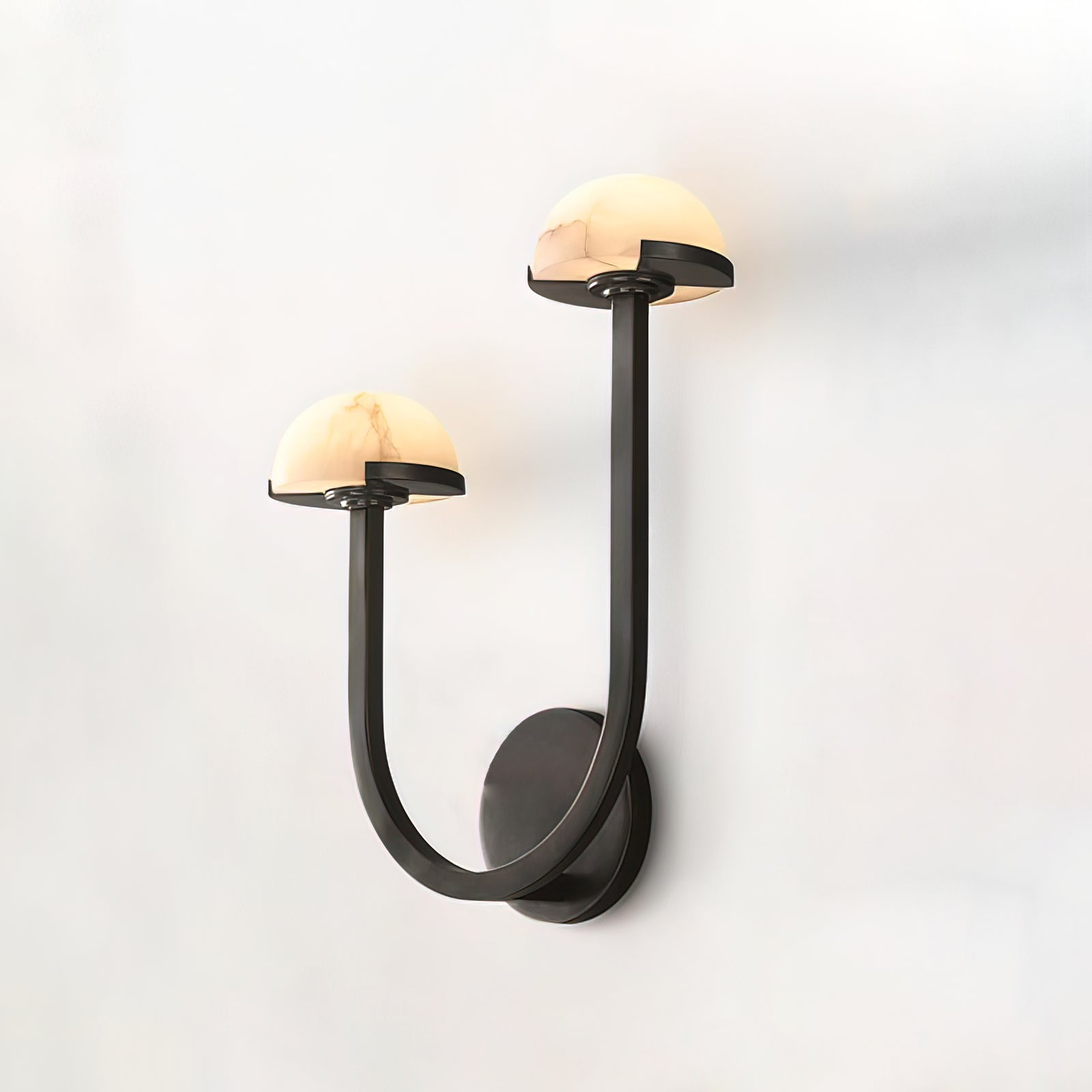 Halo Mushroom Alabaster Wall Light