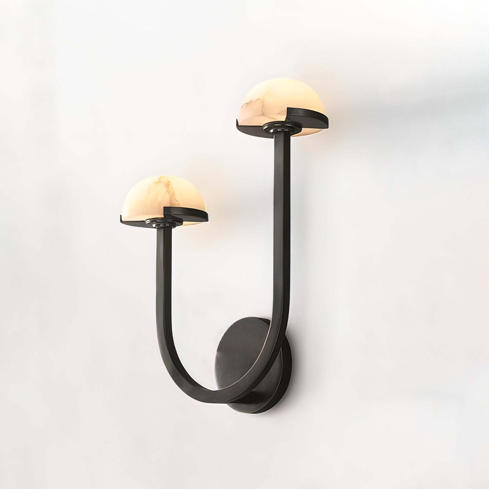 Halo Mushroom Alabaster Wall Light
