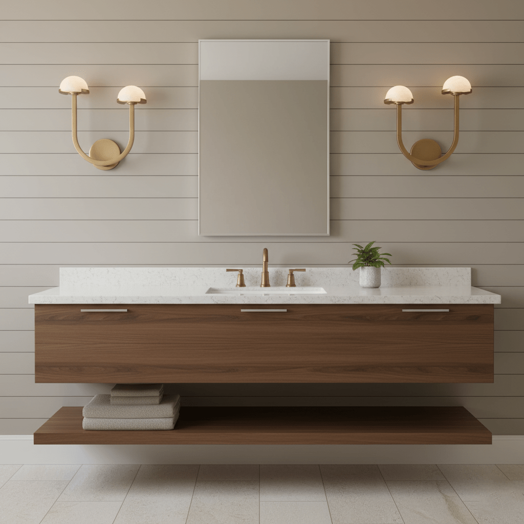 Halo Mushroom Alabaster Wall Light