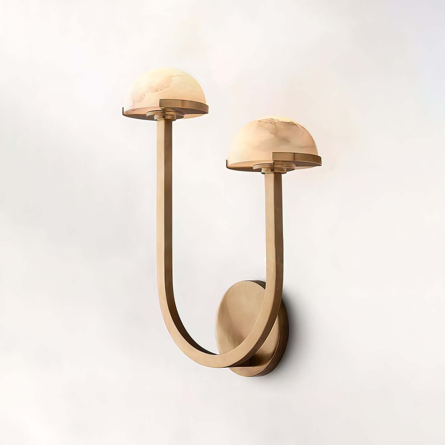 Halo Mushroom Alabaster Wall Light