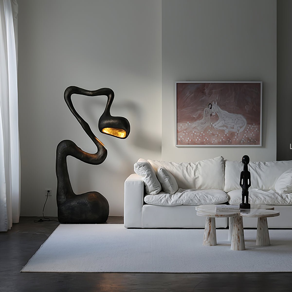 Retro Myrrh Sculpture Floor Lamp