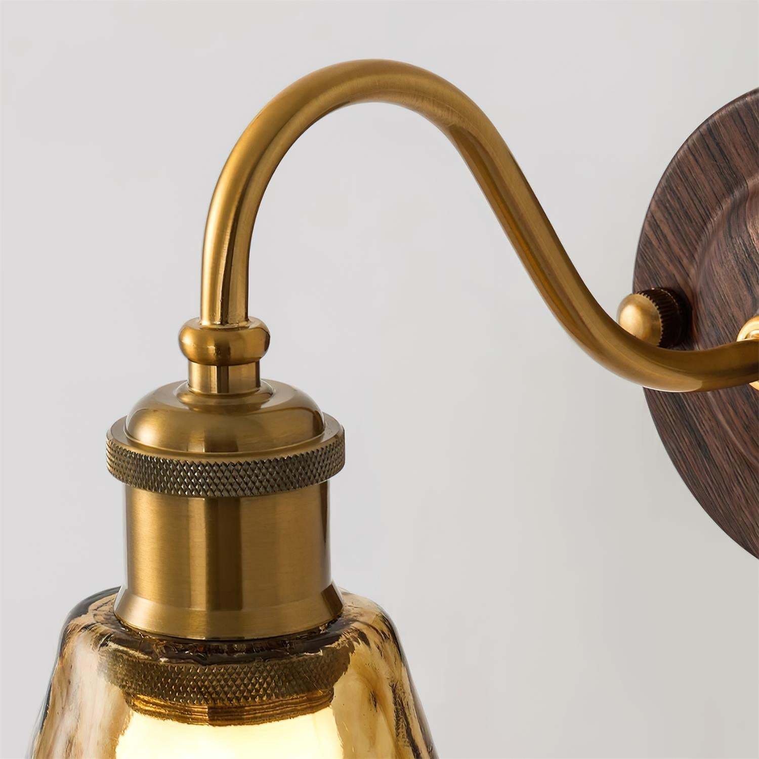 Verona Amber Wall Lamp