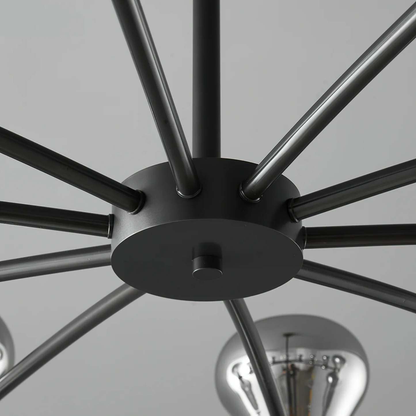 Halo Hourglass Glass Chandelier