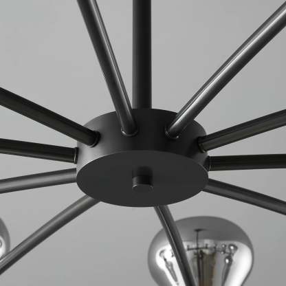 Halo Hourglass Glass Chandelier