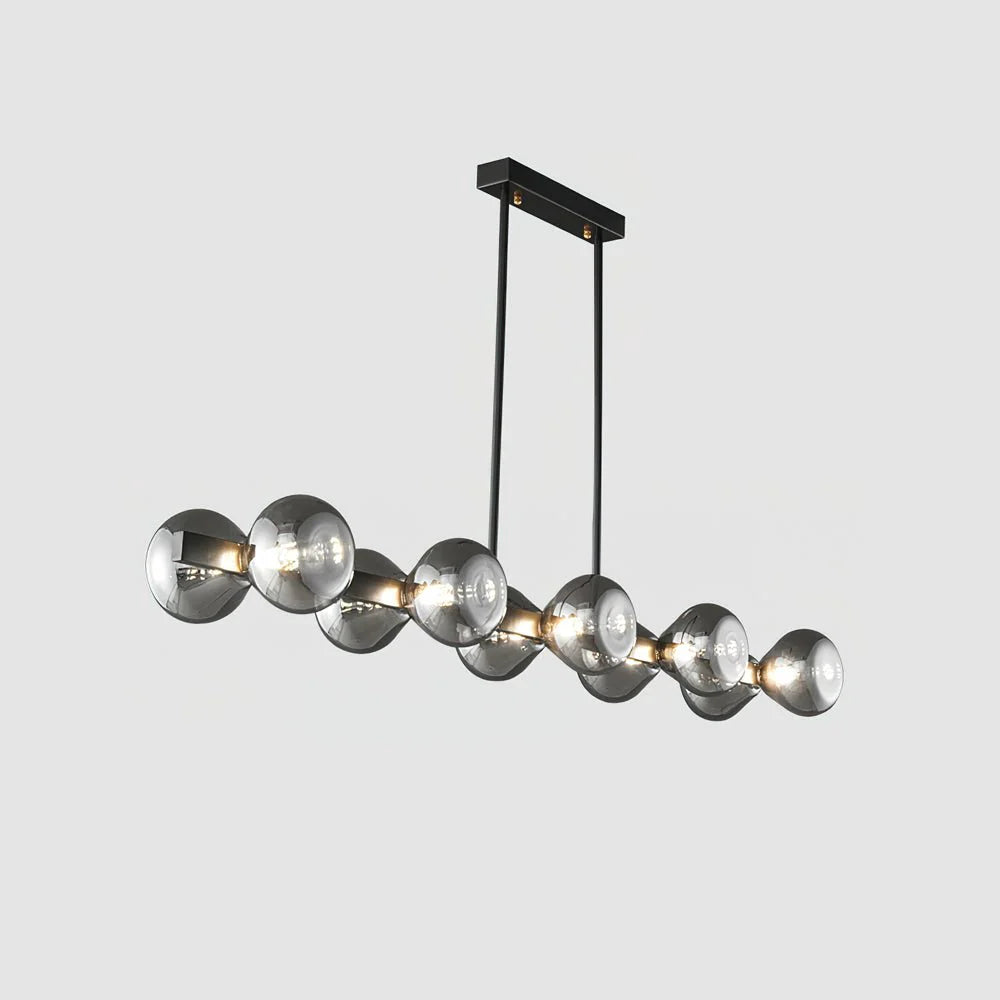 Halo Hourglass Glass Chandelier