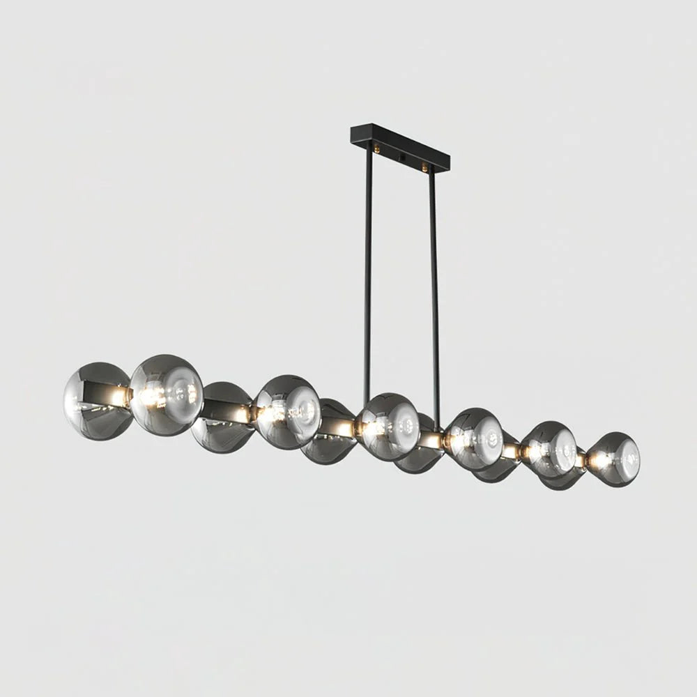 Halo Hourglass Glass Chandelier