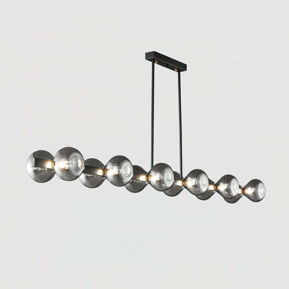 Halo Hourglass Glass Chandelier