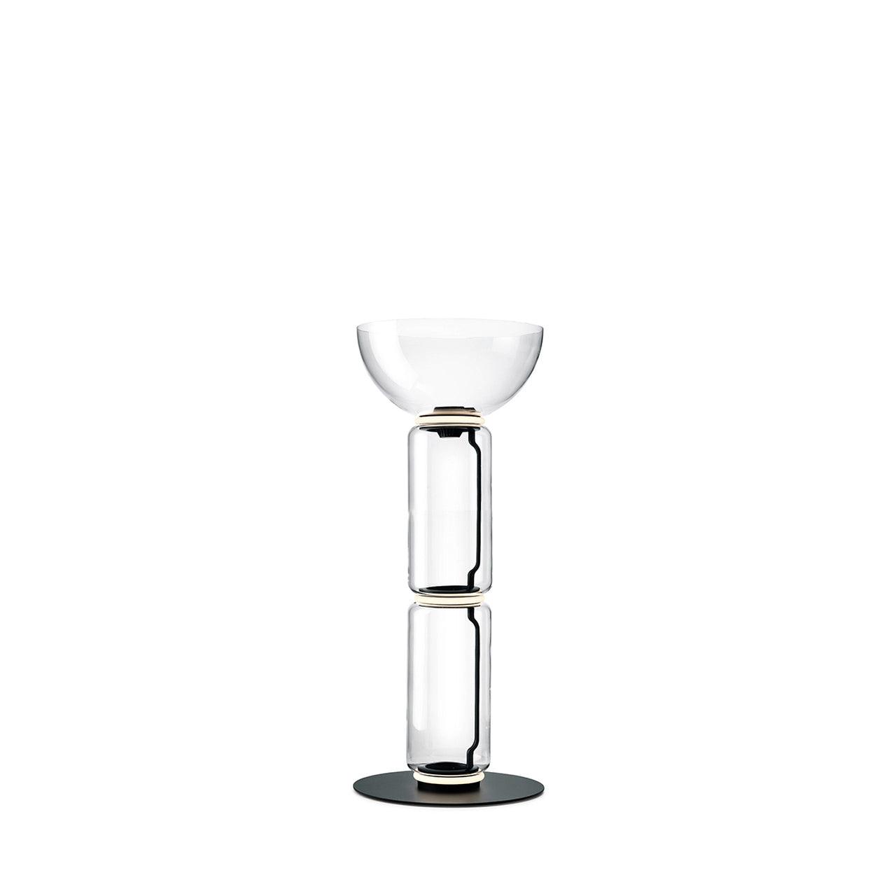 Axis Bamboo Glass Floor Lamp