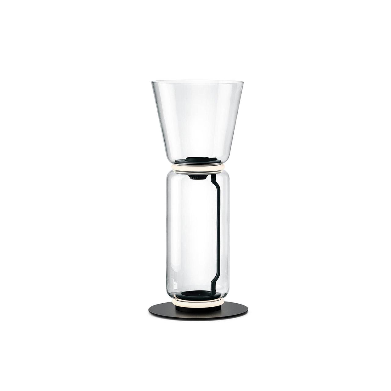 Axis Bamboo Glass Floor Lamp