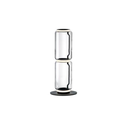 Axis Bamboo Glass Floor Lamp