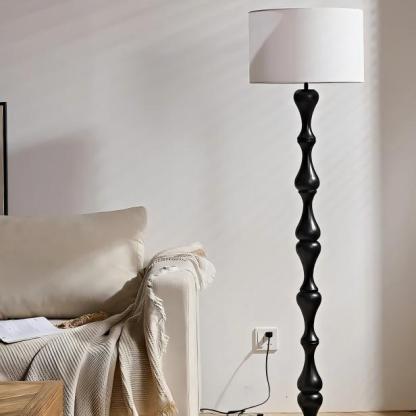 Drift Walnut Wood Floor Lamp