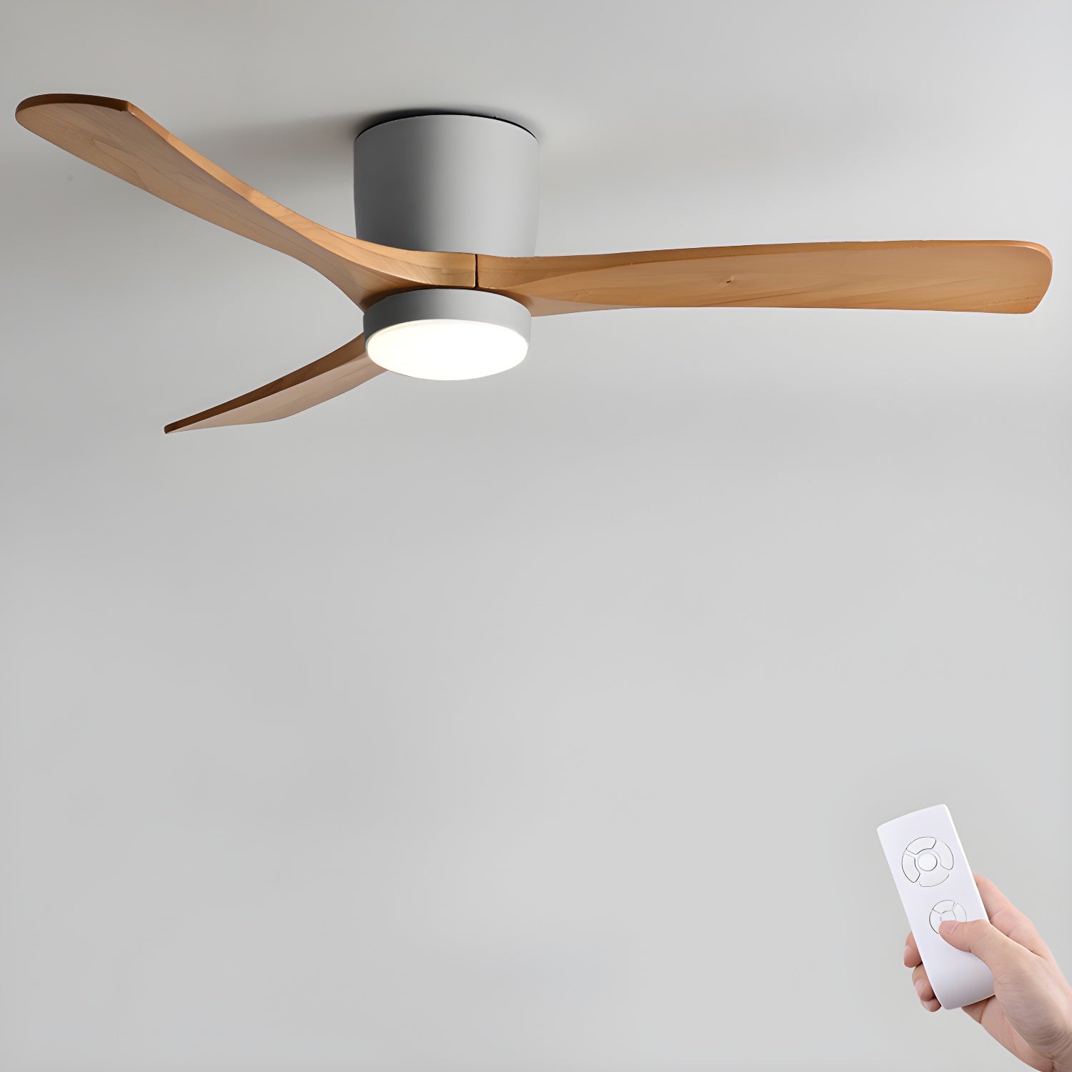Ventilador de Techo con Luz Ezra Nórdico con mando a distancia