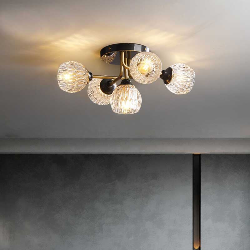 Valentina Luxury Lámpara de Techo Metal/Vidrio Salón