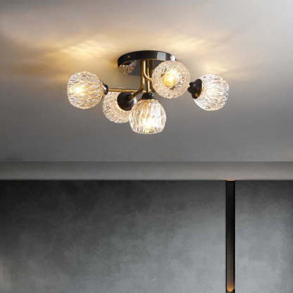 Valentina Luxury Lámpara de Techo Metal/Vidrio Salón
