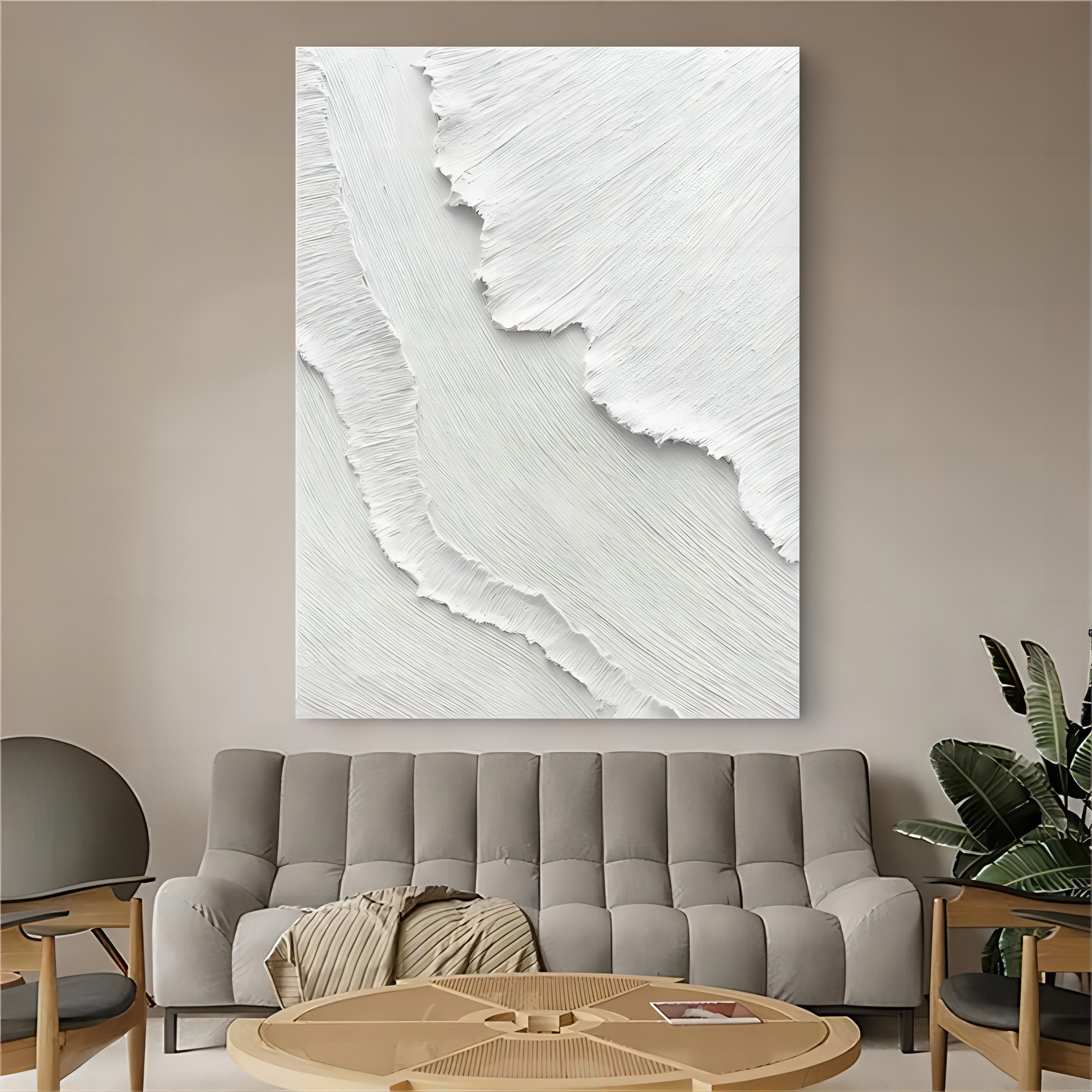 Arte Minimalista De Yeso #MS034