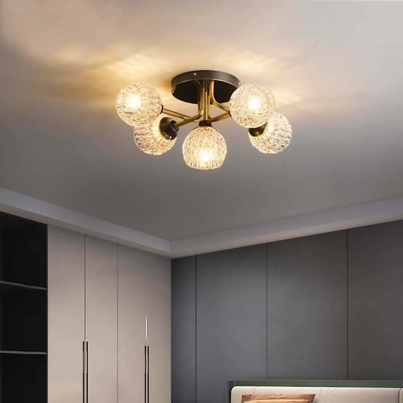 Valentina Luxury Lámpara de Techo Metal/Vidrio Salón