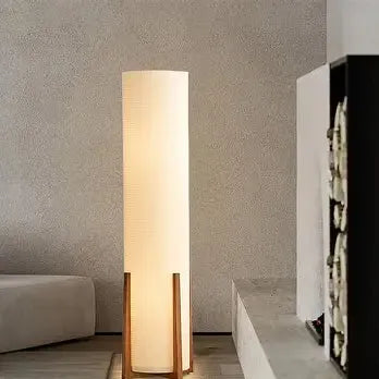 Hakka Natural Fabric Wood Floor Light