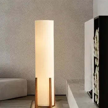 Hakka Natural Fabric Wood Floor Light