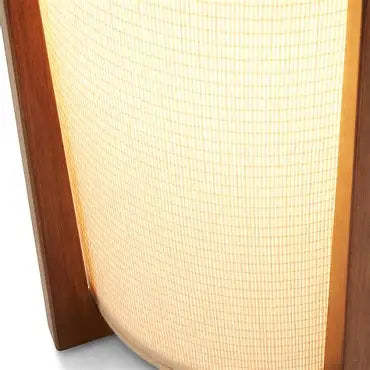Hakka Natural Fabric Wood Floor Light