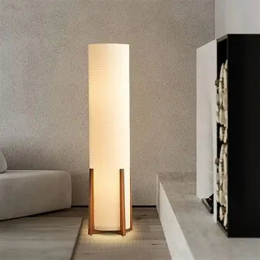 Hakka Natural Fabric Wood Floor Light