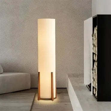 Hakka Natural Fabric Wood Floor Light