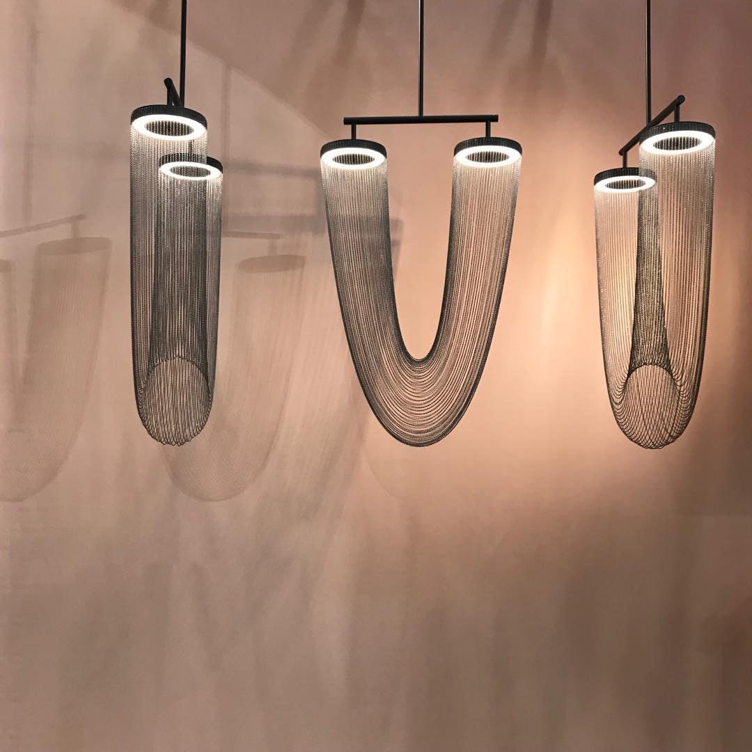 Axis Cascading Chain Drape Chandelier