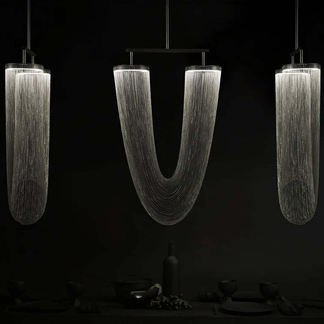 Axis Cascading Chain Drape Chandelier