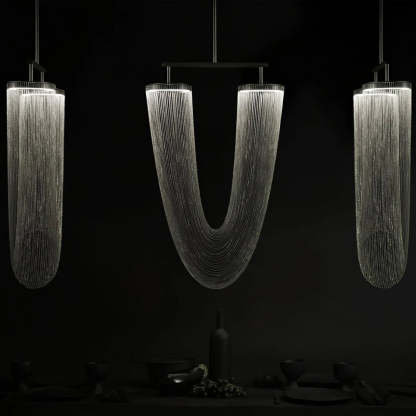 Axis Cascading Chain Drape Chandelier