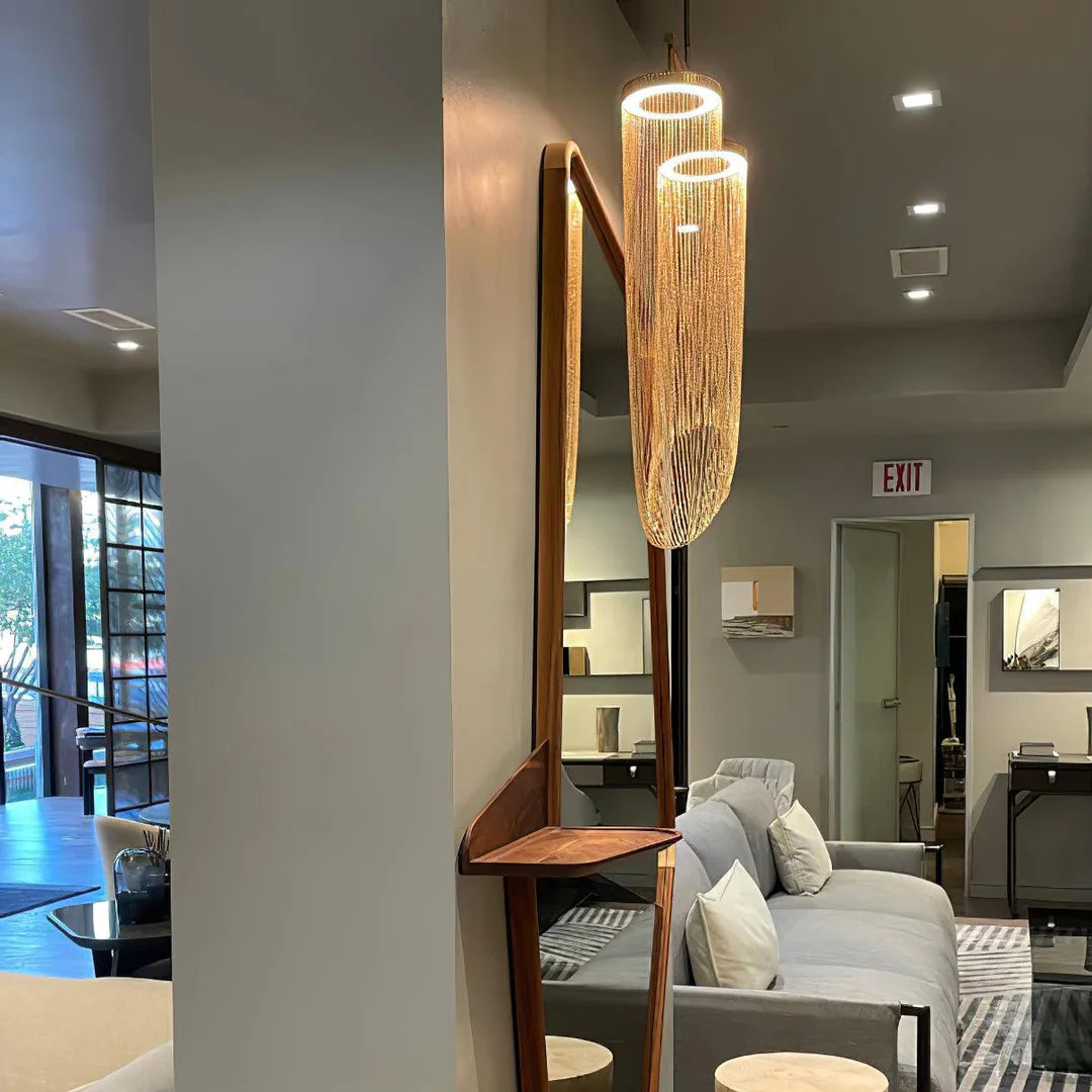 Axis Cascading Chain Drape Chandelier