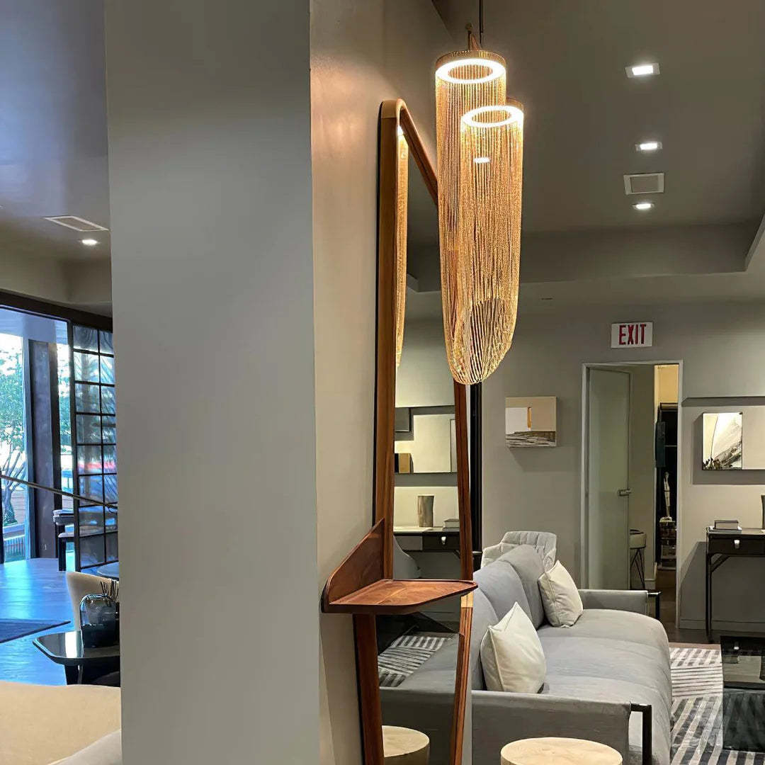 Axis Cascading Chain Drape Chandelier