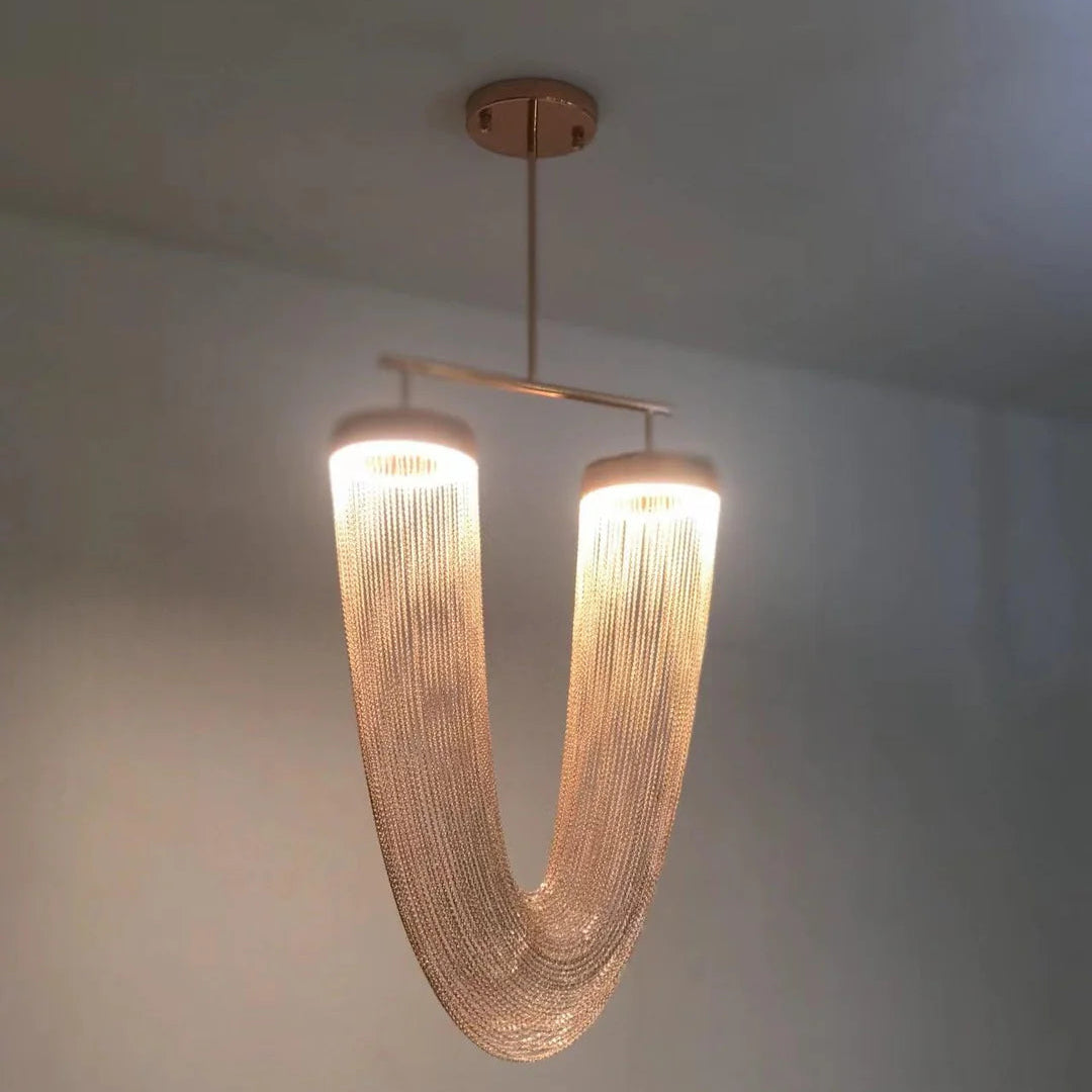 Axis Cascading Chain Drape Chandelier