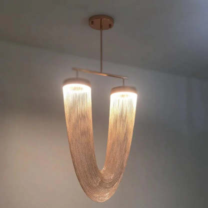 Axis Cascading Chain Drape Chandelier