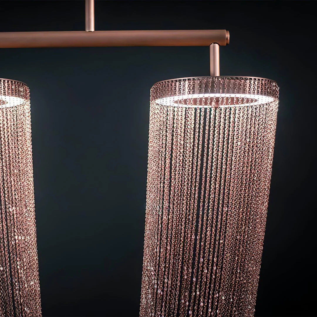 Axis Cascading Chain Drape Chandelier