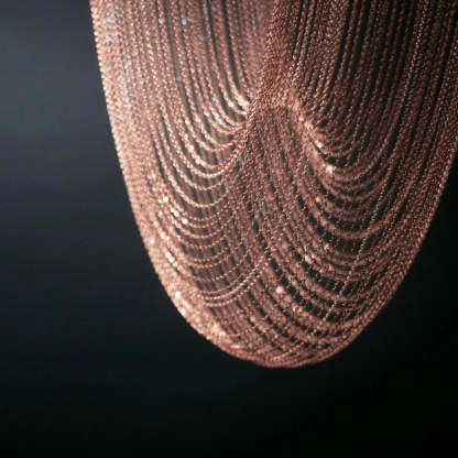 Axis Cascading Chain Drape Chandelier