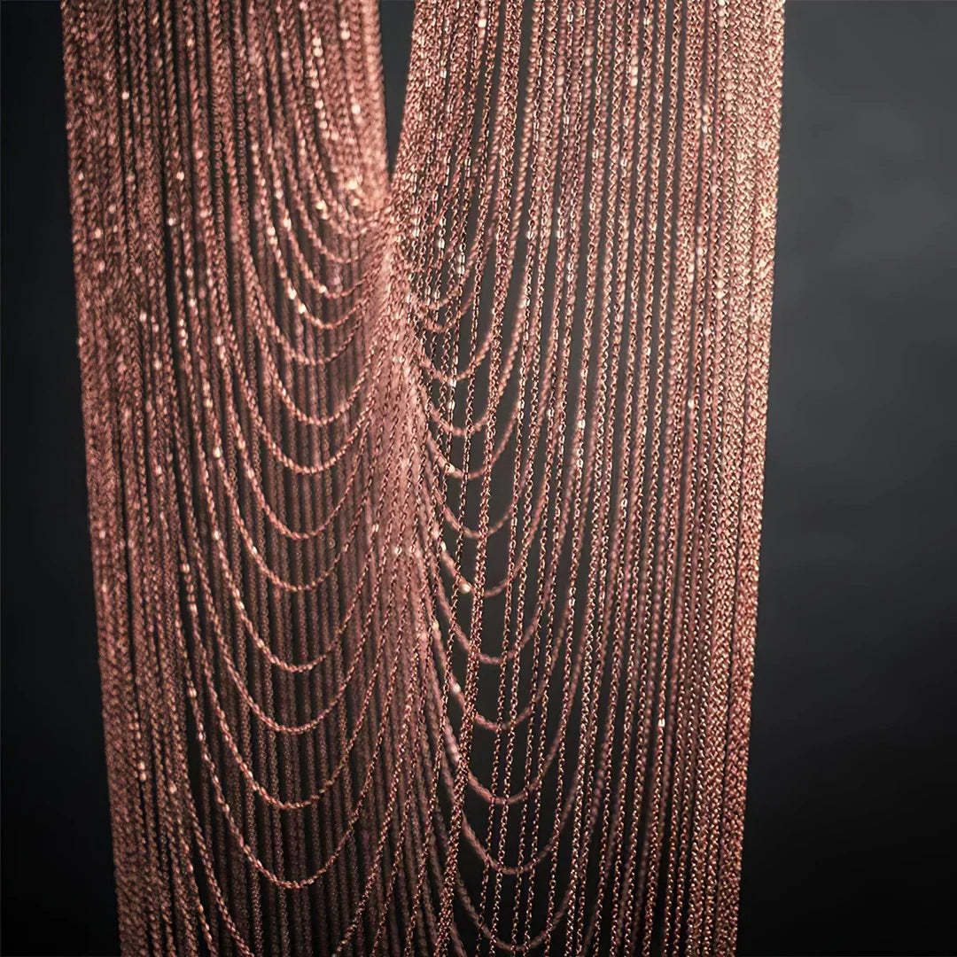 Axis Cascading Chain Drape Chandelier