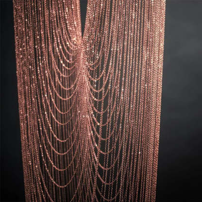 Axis Cascading Chain Drape Chandelier