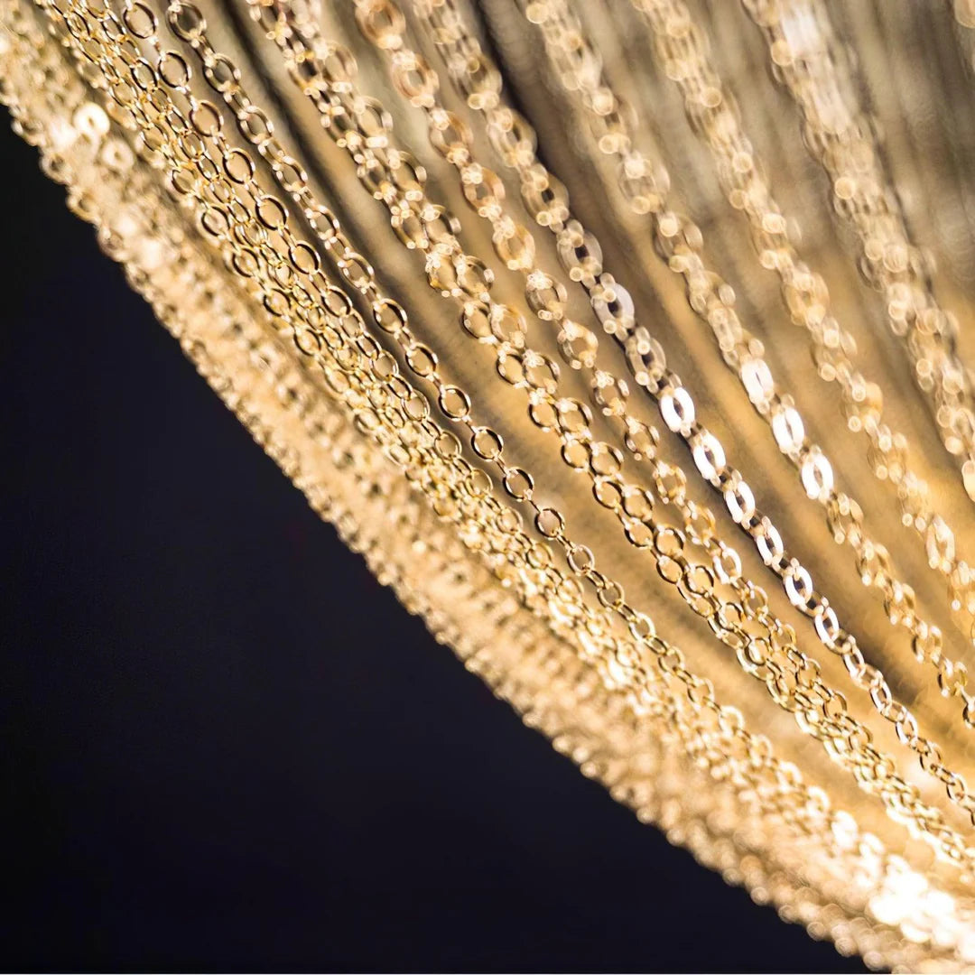 Axis Cascading Chain Drape Chandelier