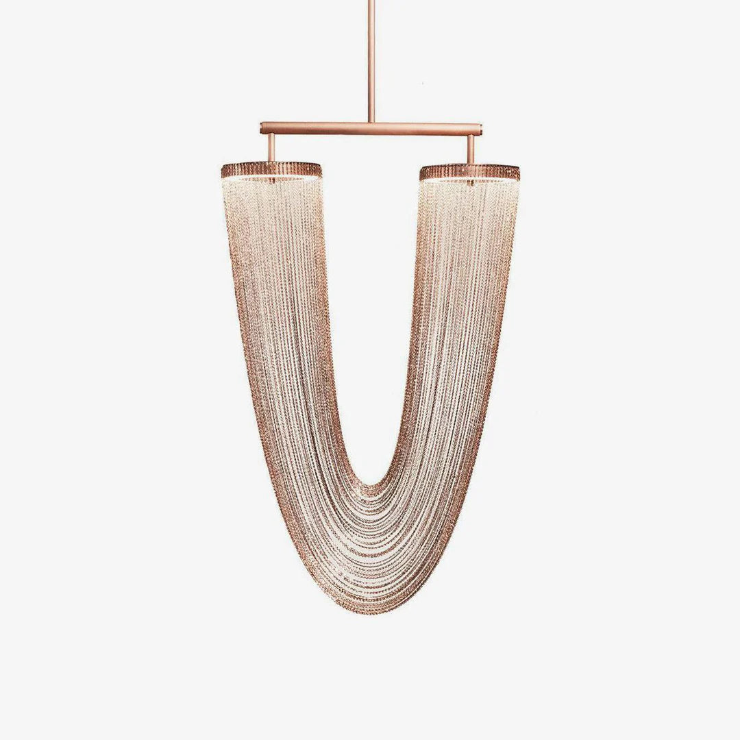 Axis Cascading Chain Drape Chandelier