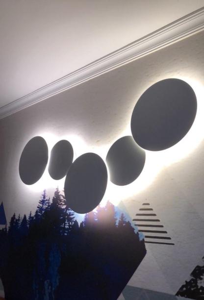 Geométrico Disco Aplique