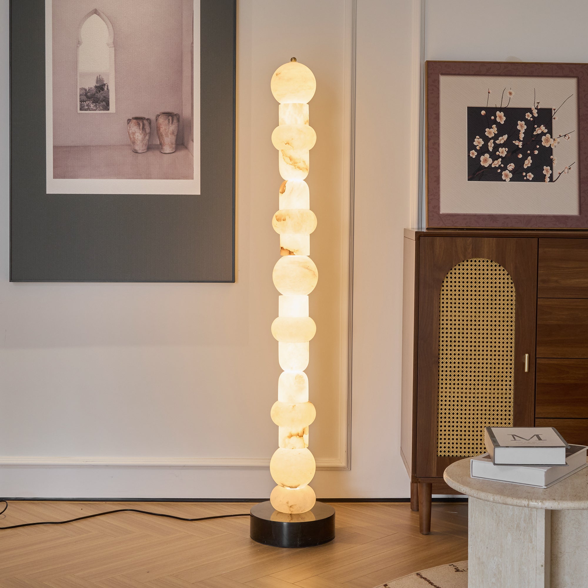 Dune Alabaster Floor Lamp