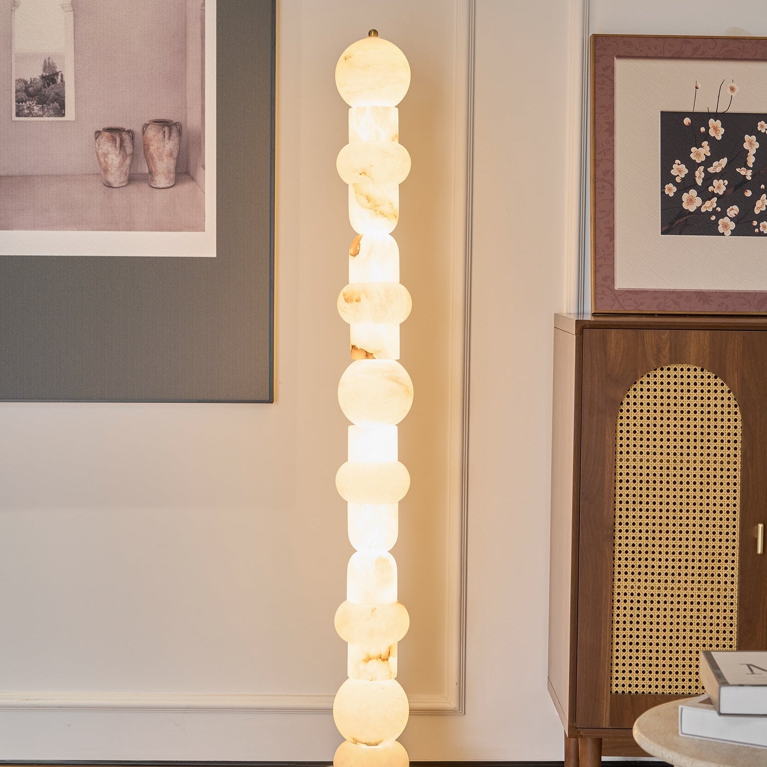 Dune Alabaster Floor Lamp